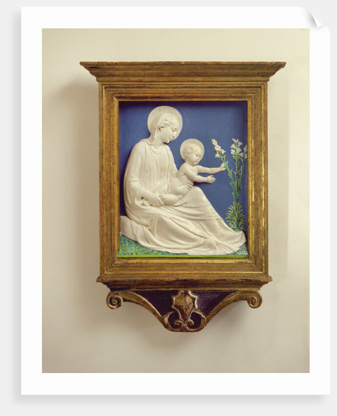 Madonna of the Lilies, c.1450-60 by Luca Della Robbia