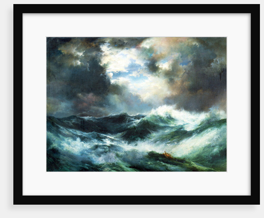 Moonlit Shipwreck at Sea, 1901 by Thomas Moran