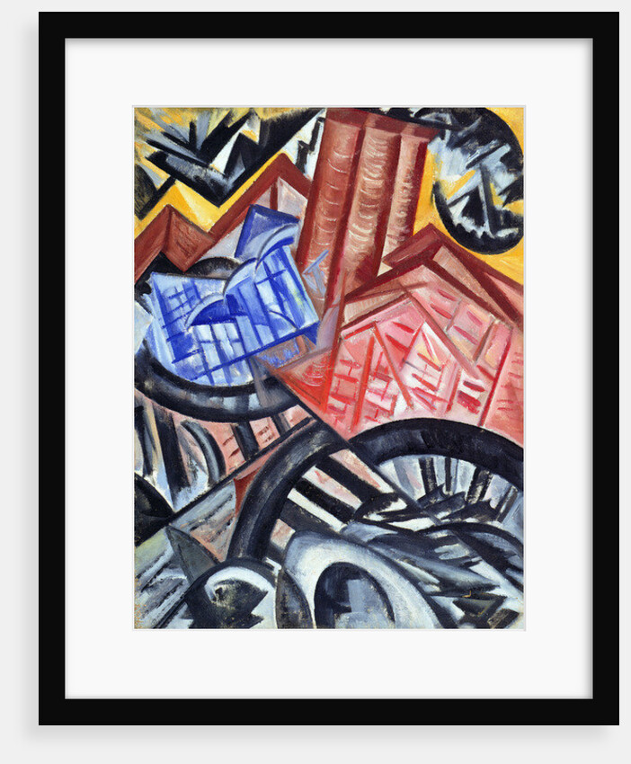 The Factory and the Bridge, 1913 by Olga Vladimirovna Rozanova