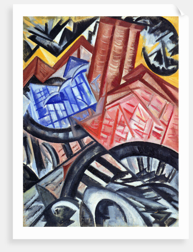 The Factory and the Bridge, 1913 by Olga Vladimirovna Rozanova