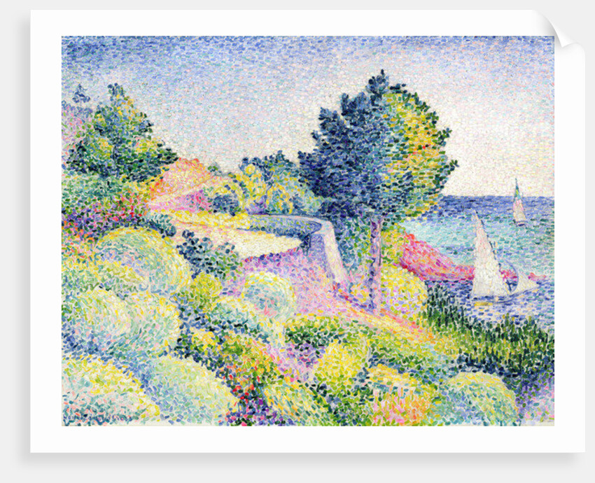 La Route sur la Cote, 1907 by Henri-Edmond Cross