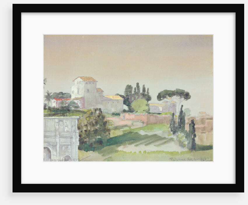 Palatine Hill from the Colosseum, 1927 by Arthur Bowen Davies