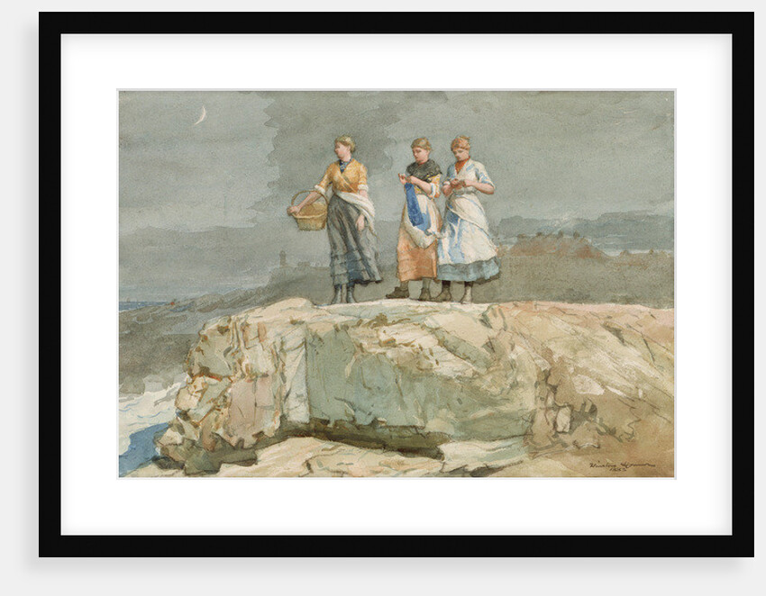 The Cliffs, 1883 by Winslow Homer