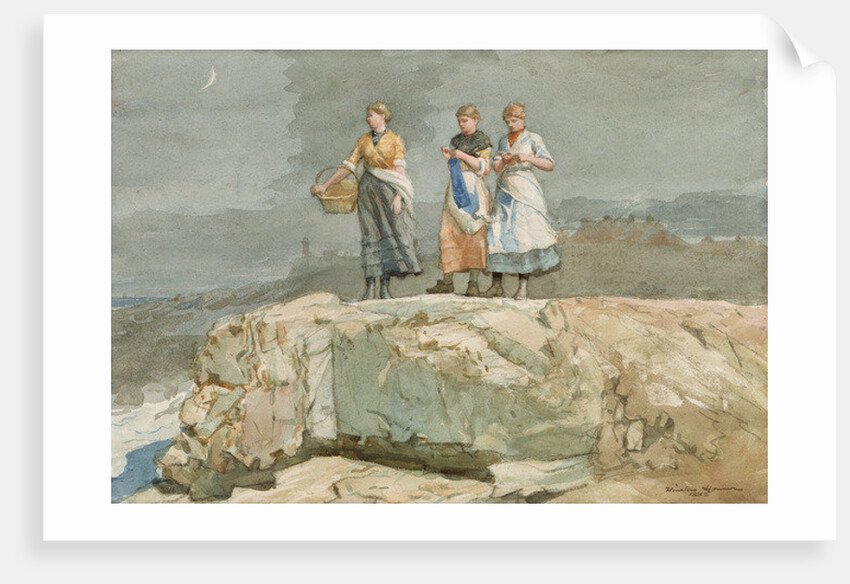 The Cliffs, 1883 by Winslow Homer