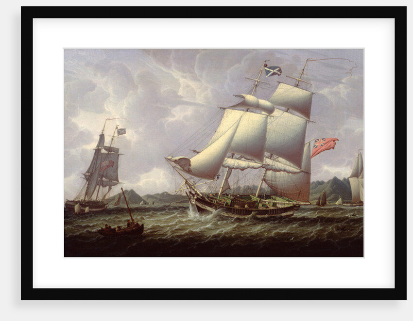 British Schooners, 1828 by Robert Salmon