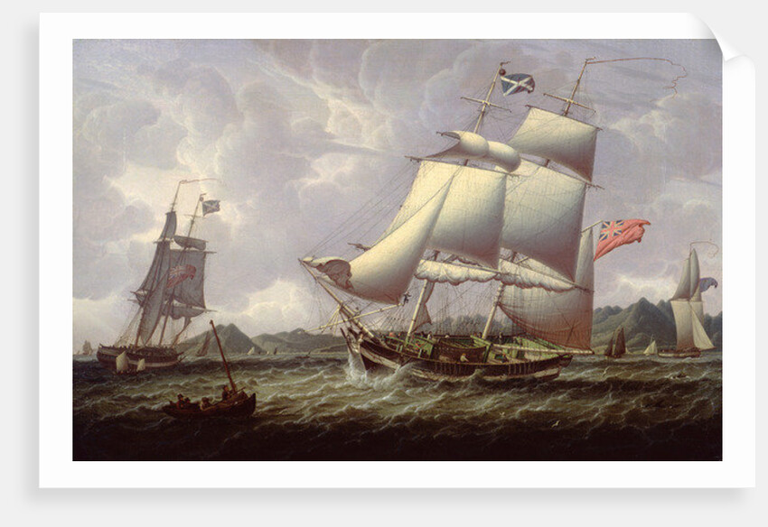 British Schooners, 1828 by Robert Salmon