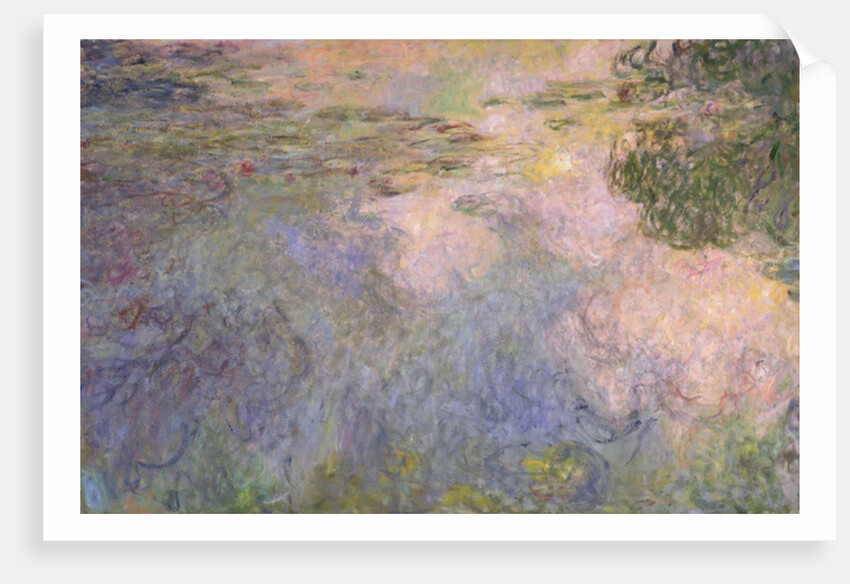 The Water-Lily Pond, c.1917-20 by Claude Monet