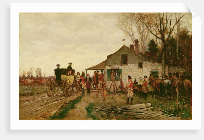 Passing the Outpost, 1881 by Alfred Wordsworth Thompson