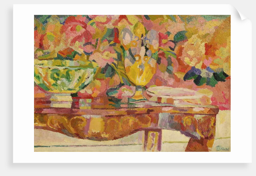 Tapestry and Console, 1912 by Patrick Henry Bruce