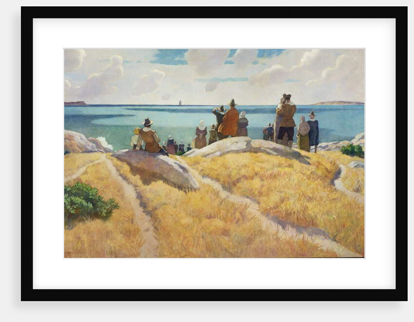 The Departure of the Mayflower for England in 1621, 1941 by Newell Convers Wyeth