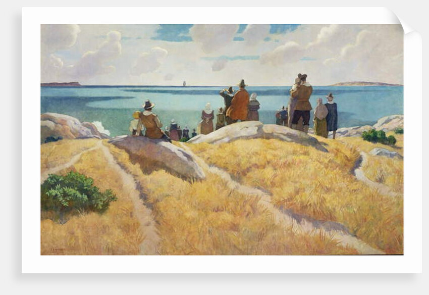 The Departure of the Mayflower for England in 1621, 1941 by Newell Convers Wyeth