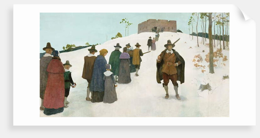 Going to Church, 1941 by Newell Convers Wyeth