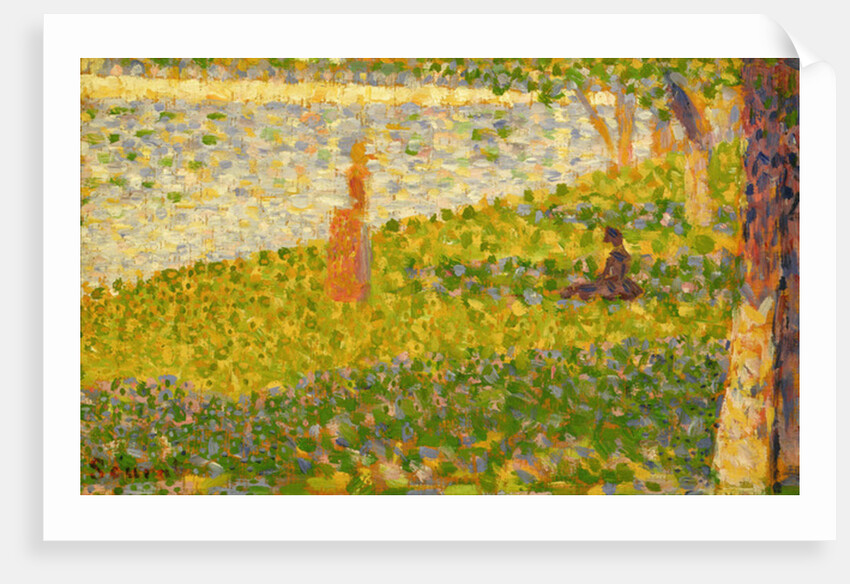 Women on the River Bank, study for 'La Grande Jatte', c.1885-86 by Georges Pierre Seurat