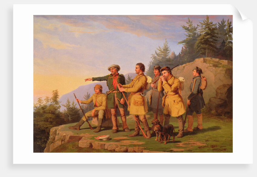 Boone's First View of Kentucky, 1849 by William Tylee Ranney