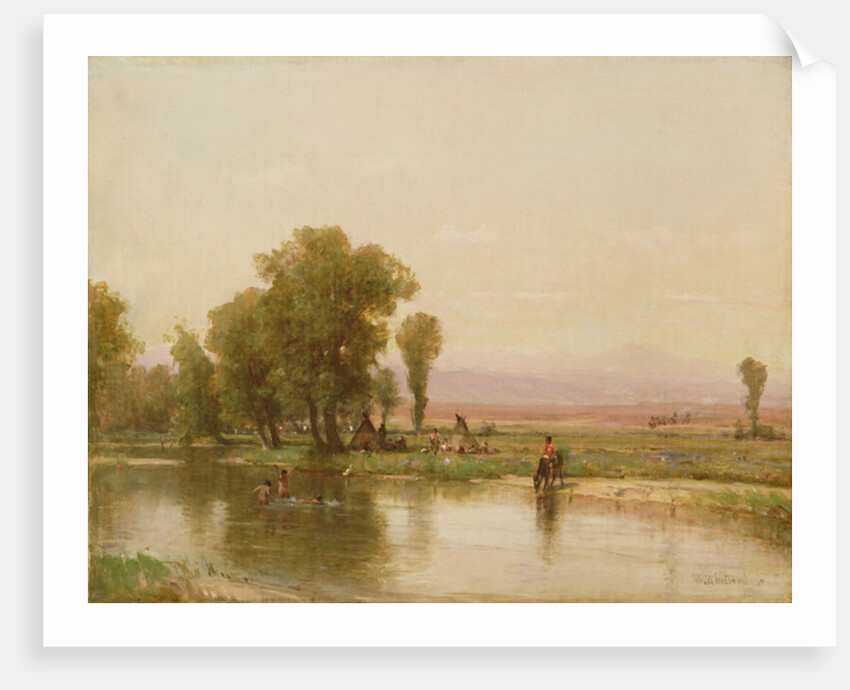 Encampment on the Platte River, 1865 by Thomas Worthington Whittredge