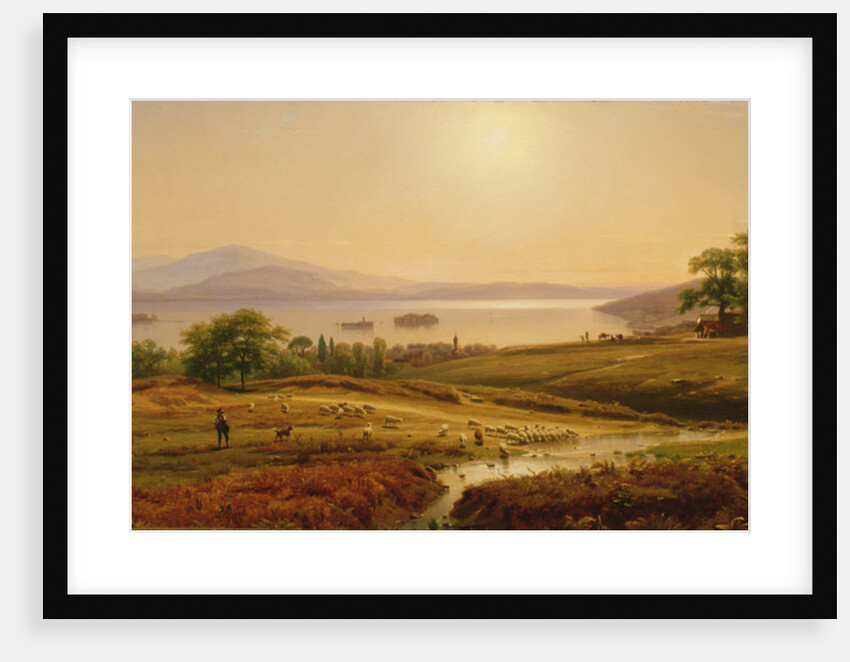 Morning on Lago Maggiore, 1860 by Thomas Worthington Whittredge