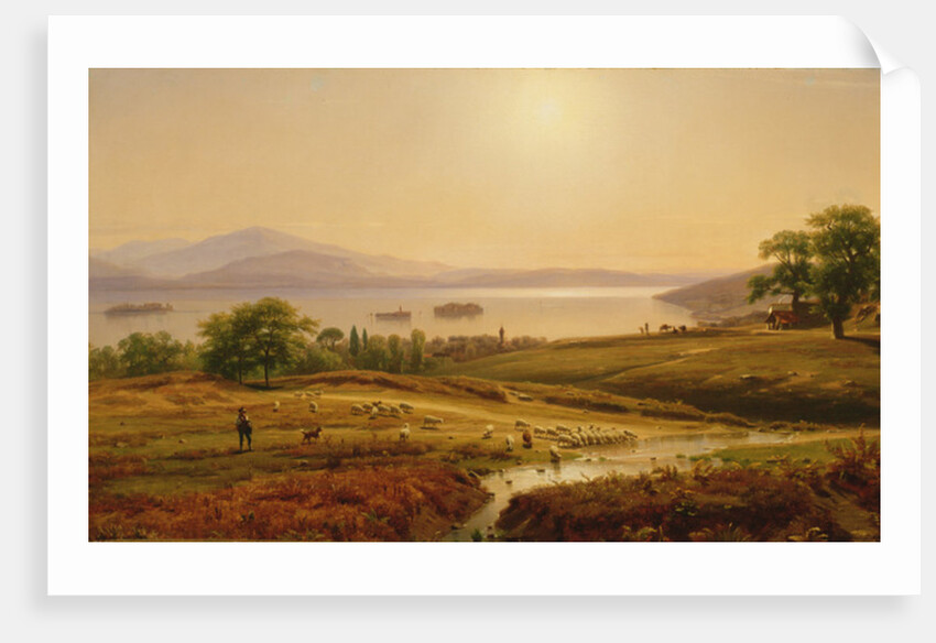 Morning on Lago Maggiore, 1860 by Thomas Worthington Whittredge