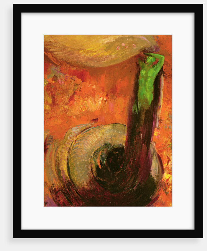 Green Death, c.1905 by Odilon Redon