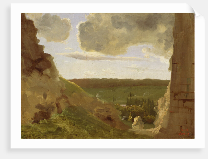 Medieval Ruins, c.1828-30 by Jean Baptiste Camille Corot