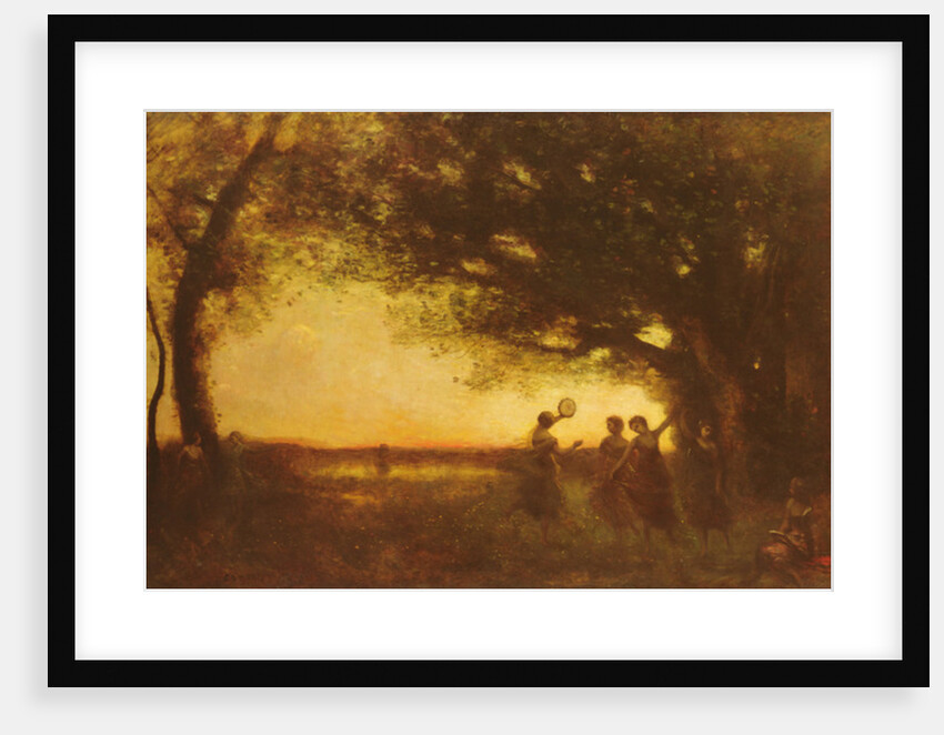 Pleasures of the Evening, 1875 by Jean Baptiste Camille Corot