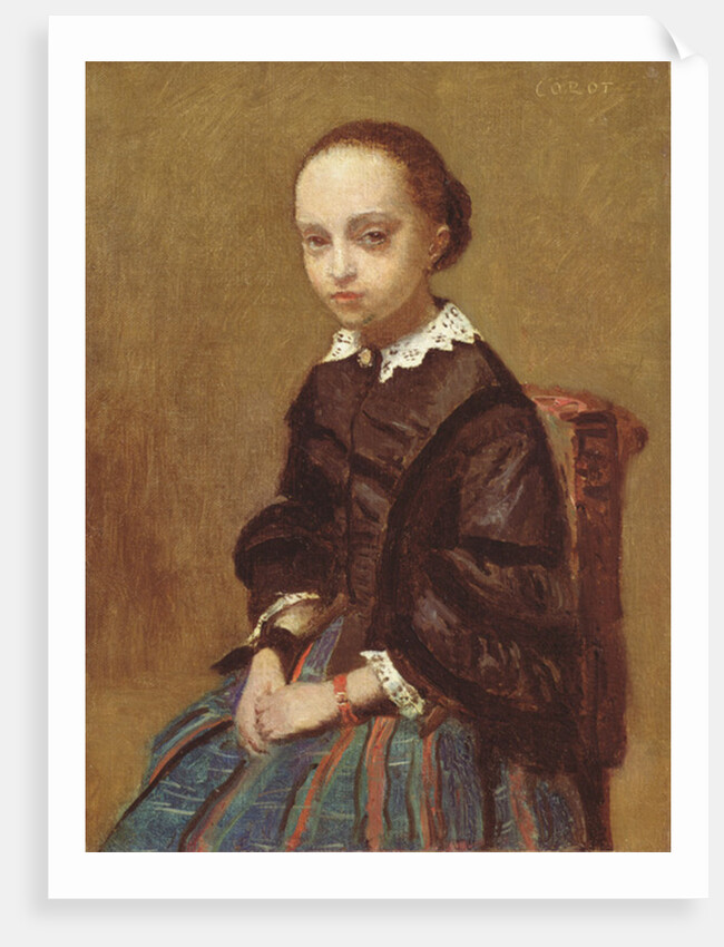 Portrait of a Girl, 1857-58 by Jean Baptiste Camille Corot