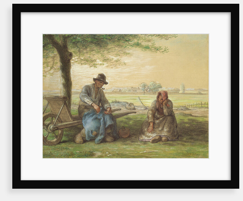 Peasants Resting, c.1866 by Jean-Francois Millet