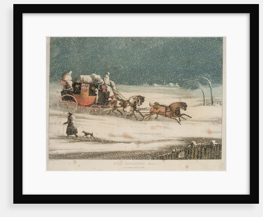 The Brighton Mail, 1836 by Henry Thomas Alken
