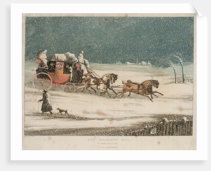 The Brighton Mail, 1836 by Henry Thomas Alken