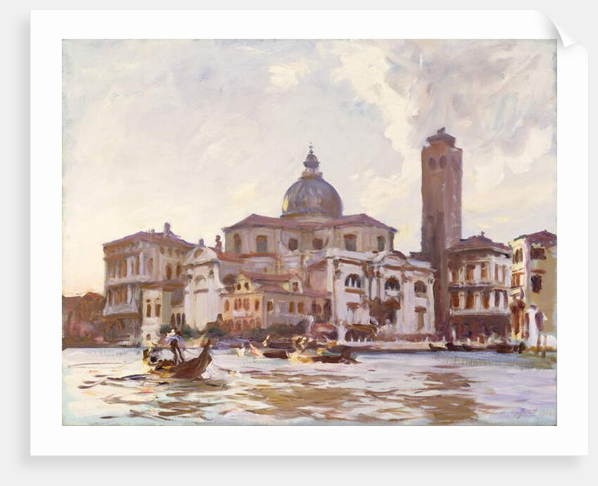 Palazzo Labia and St. Geremia, Venice, 1913 by John Singer Sargent