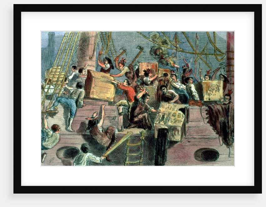 Boston Tea Party, 16th December 1773 by Anonymous