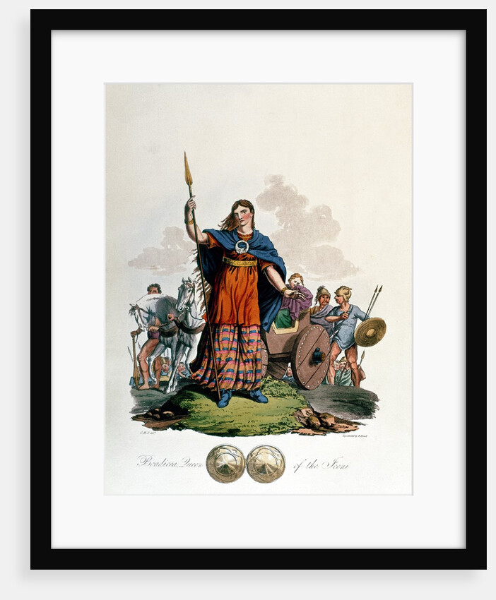 Boadicea, Queen of the Iceni, designed by C.H.S. by English School