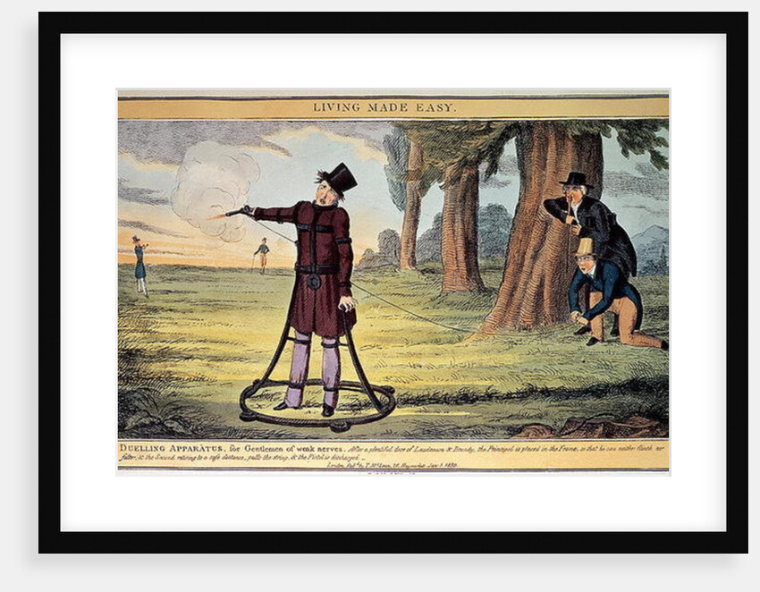 Living Made Easy; duelling apparatus for gentlemen of weak nerves by Anonymous