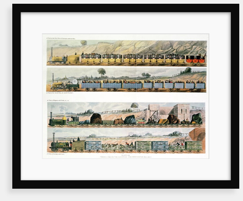 Travelling on the Liverpool to Manchester Railway by Anonymous