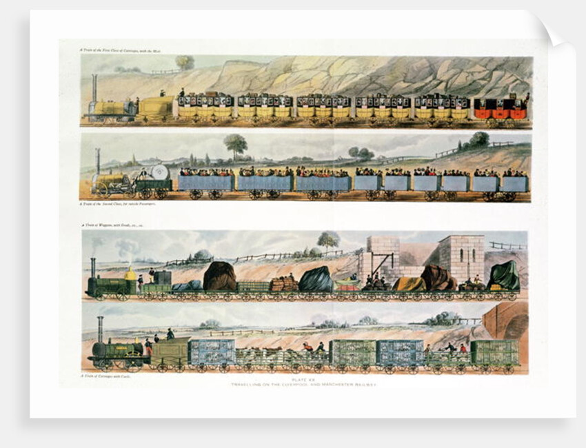 Travelling on the Liverpool to Manchester Railway by Anonymous