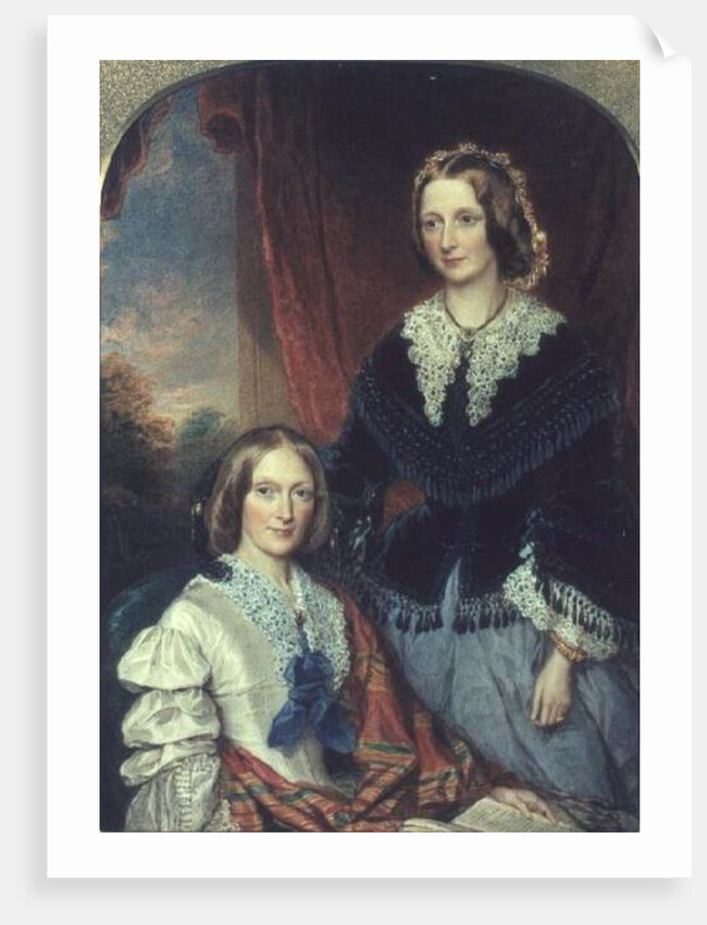 L to R Helen Shelley and Margaret Shelley by William Charles Ross