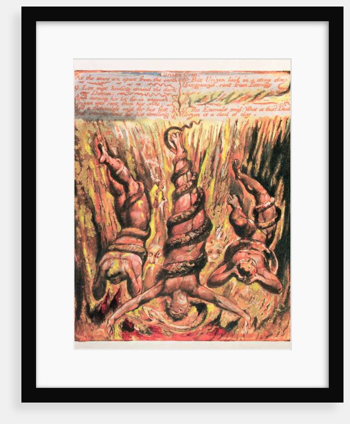 The First Book of Urizen; 'As the stars are apart from the earth', 1794 by William Blake