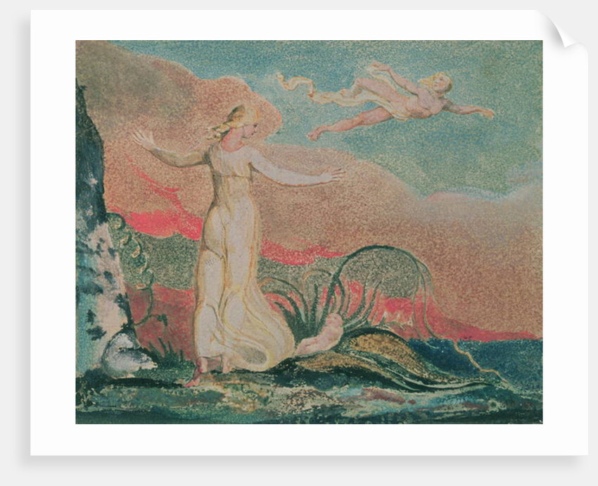 The Book of Thel; Plate 4 Thel in the Vale of Har, 1794 by William Blake