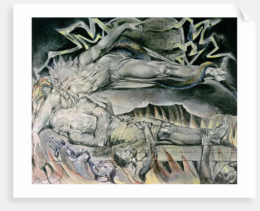 Job's Evil Dreams by William Blake