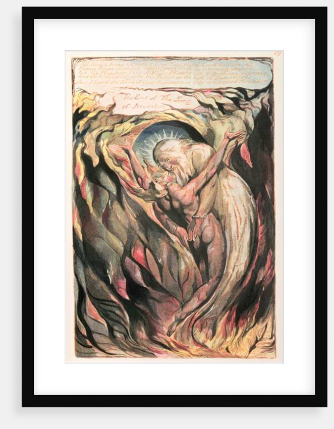 Jerusalem The Emanation of the Giant Albion: plate 99 'All Human Forms', c.1804-20 by William Blake