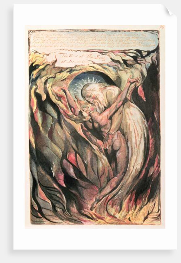 Jerusalem The Emanation of the Giant Albion: plate 99 'All Human Forms', c.1804-20 by William Blake