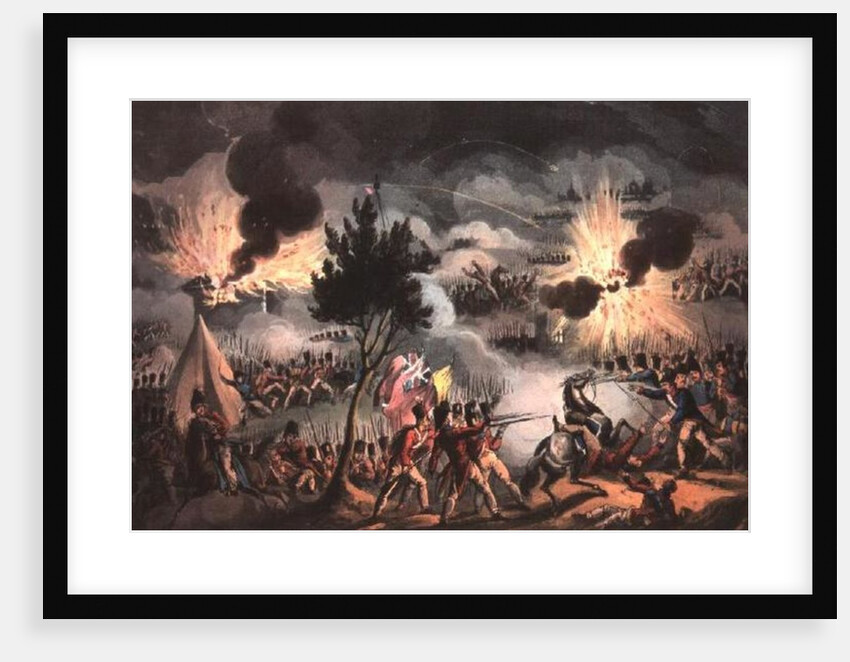 The Sortie from Bayonne, at Three in the Morning, on the 14th April, 1814 by William Heath