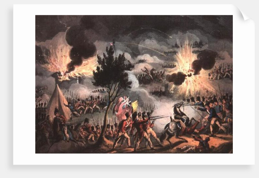 The Sortie from Bayonne, at Three in the Morning, on the 14th April, 1814 by William Heath