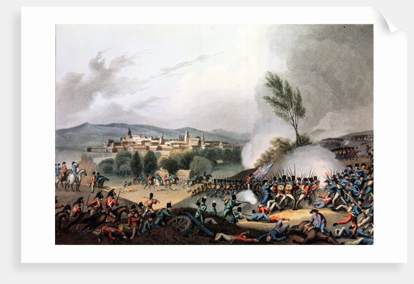 Battle of Vittoria, 21st June, 1813 by William (after) Heath