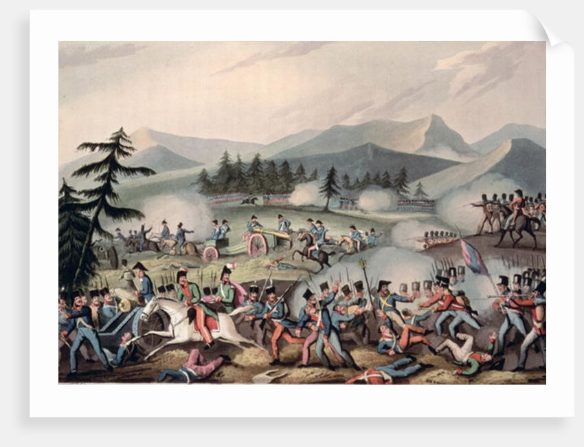 Battle of Barrosa, 5th March, 1811, etched by I. Clarke, aquatinted by M. Dubourg, 1811 by William Heath