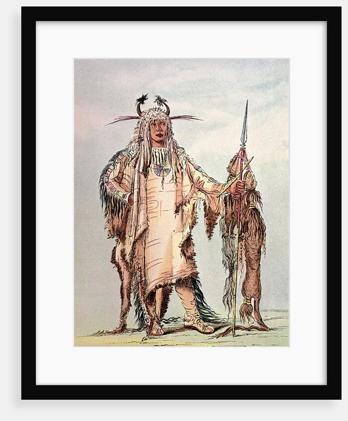 Blackfoot Indian Pe-Toh-Pee-Kiss, The Eagle Ribs by George Catlin
