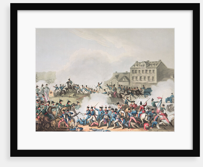 Battle of Leipsic, 19th October, 1813: etched by I. Clarke, aquatinted by M. Dubourg by William Heath