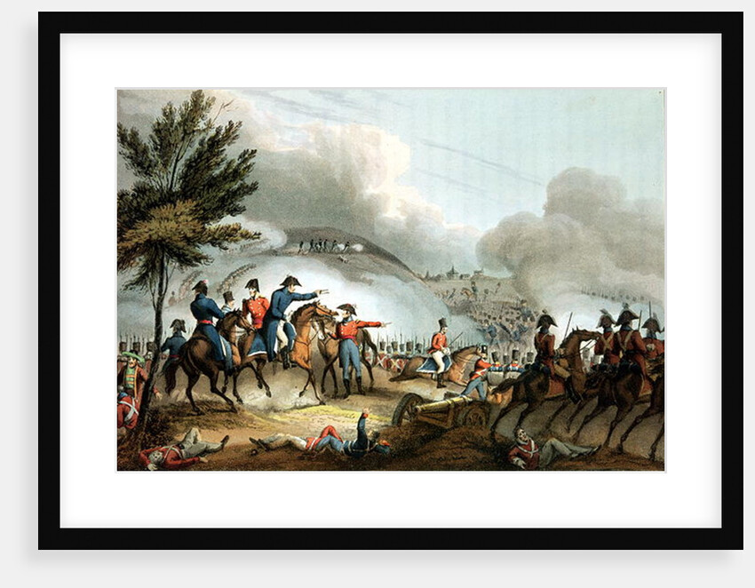 Battle of Salamanca, 22nd July 1812, etched by J. Clarke, coloured by M. Dubourg by William Heath