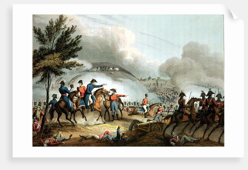 Battle of Salamanca, 22nd July 1812, etched by J. Clarke, coloured by M. Dubourg by William Heath