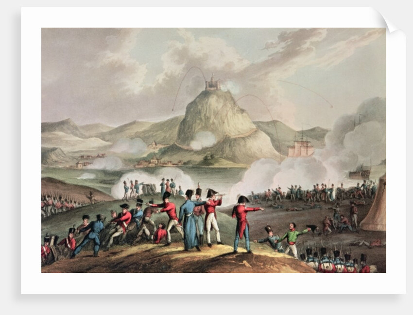 Siege of San Sebastian, July 1813 by William (after) Heath