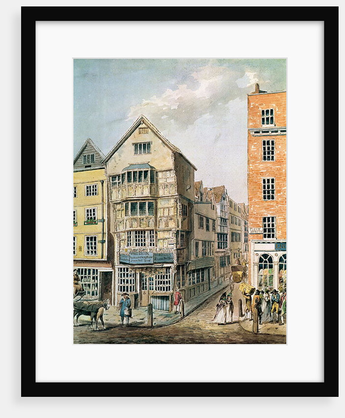Corner of Fleet Street and Chancery Lane by William Alexander